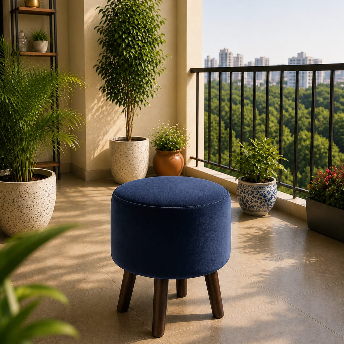 Sapphire Cove Ottoman