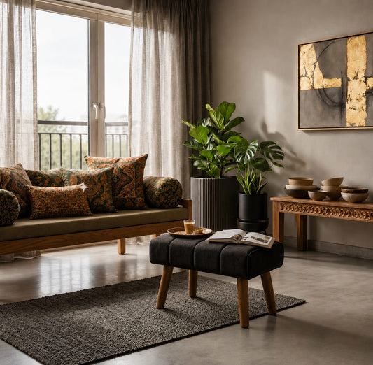 Urban eclipse ottoman