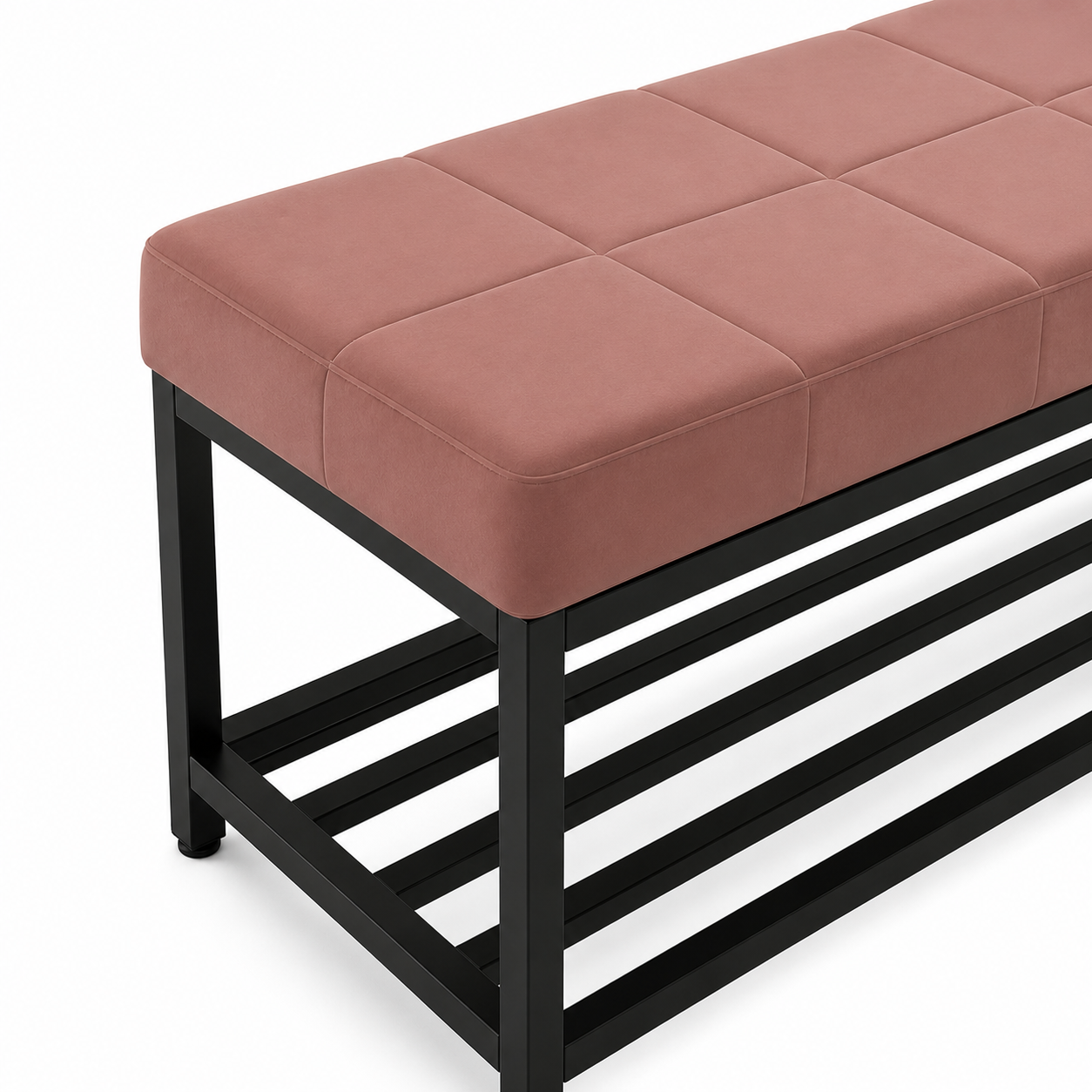 Blush Rose Storage Bench