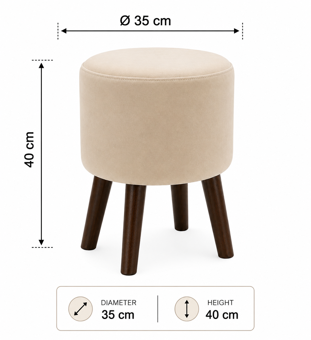 Pearl Nest Ottoman