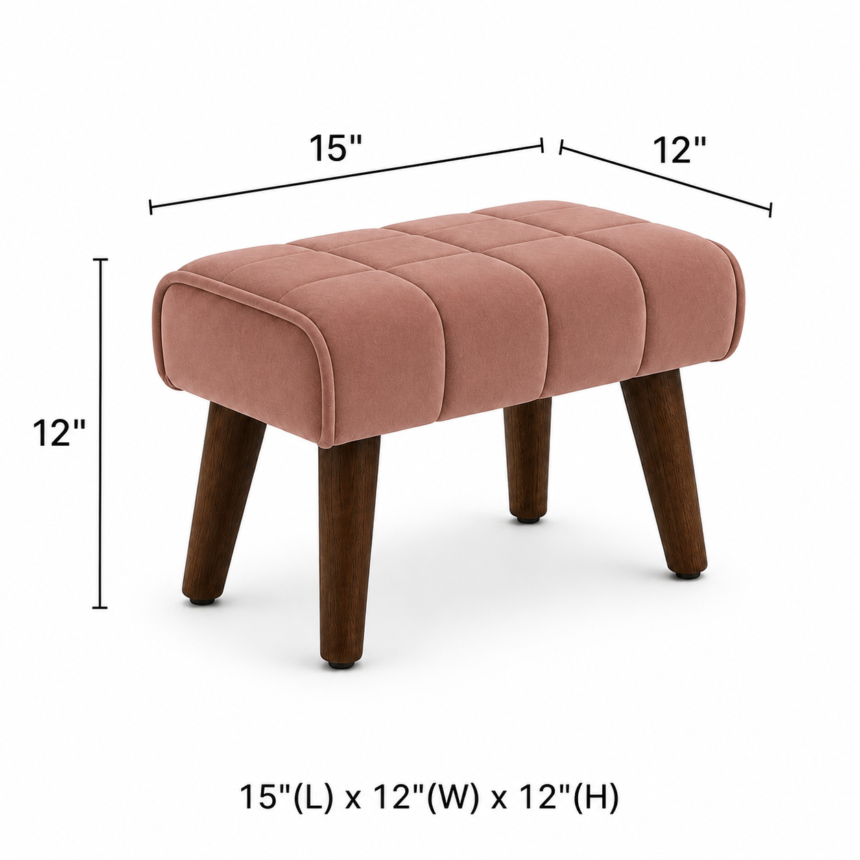 Blush Terra Ottoman