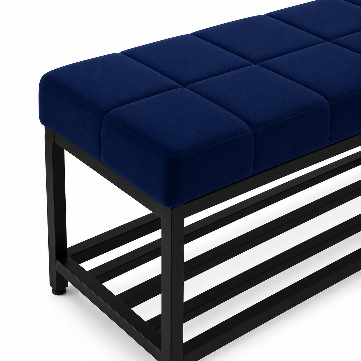 Navy Tide Storage Bench