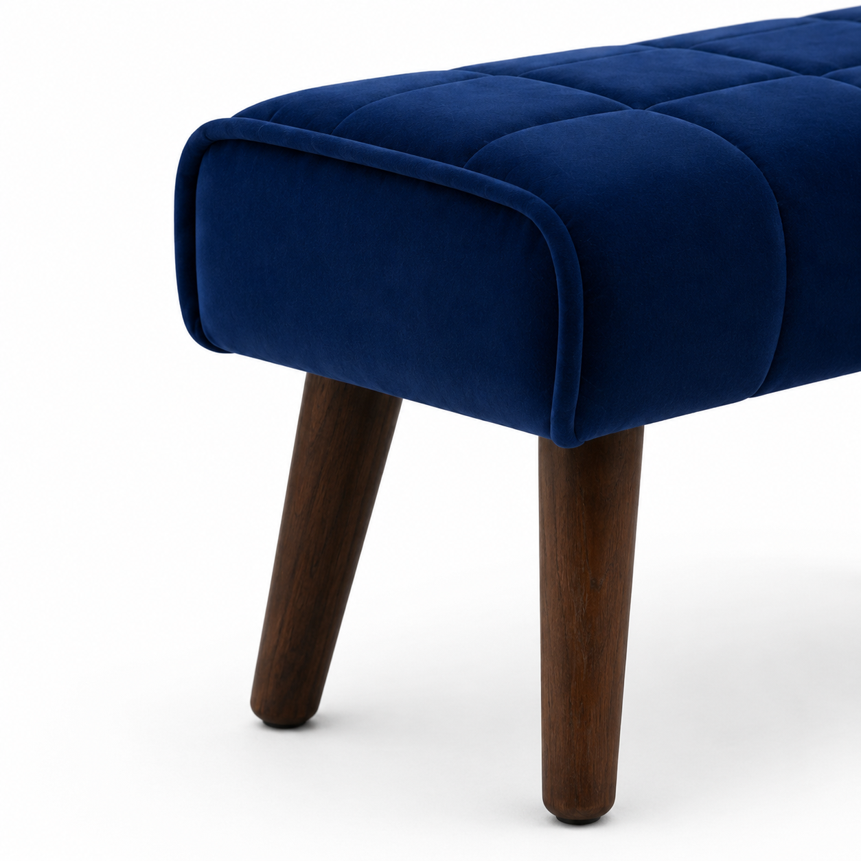 Navy Muse Ottoman